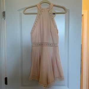 light pink romper